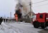В поселке под Иркутском загорелся частный дом