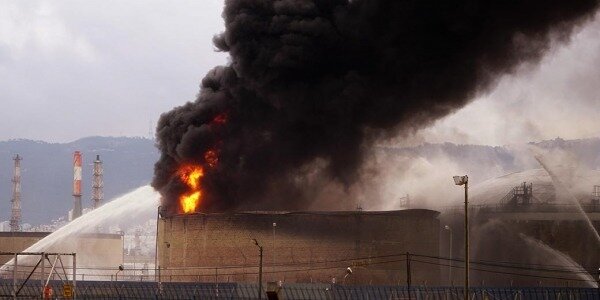 Сильнейший пожар в Акко (видео)0