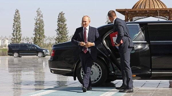 Путин прибыл на заседание лидеров государств ШОС в Самарканде0