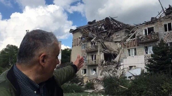 ВСУ обстреляли гостиницу в Херсоне0