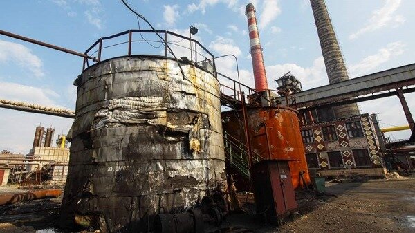 ВСУ обстреляли Ясиновский коксохимический завод в ДНР0