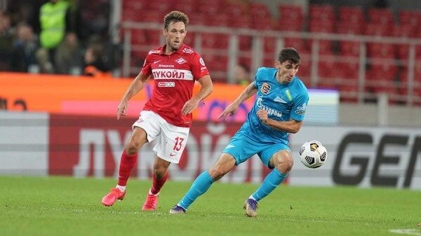 «Зенит» одержал волевую победу над «Спартаком» в матче РПЛ0