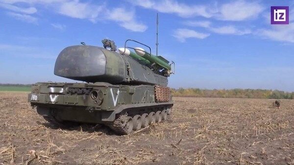 Российский ЗРК «Бук» уничтожил украинский беспилотник0